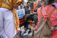 Woman With Israeli Flag Attacked During Edmonton Pro-Palestine Protest