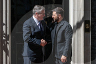 Zelenskyy Meets Starmer At Downing Street Amid Russia Strikes