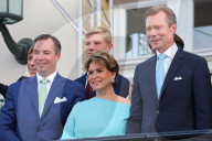 Die luxemburgischen Royals bei den Feierlichkeiten zum Nationalfeiertag 2025 und dem 25. Regierungsjubiläum von Grossherzog Henri in Luxemburg, Tag 1