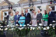 Die luxemburgischen Royals bei den Feierlichkeiten zum Nationalfeiertag 2025 und dem 25. Regierungsjubiläum von Grossherzog Henri in Luxemburg, Tag 1