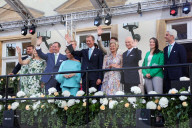 Die luxemburgischen Royals bei den Feierlichkeiten zum Nationalfeiertag 2025 und dem 25. Regierungsjubiläum von Grossherzog Henri in Luxemburg, Tag 1