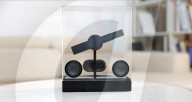 Streaming speaker displays 3D holograms