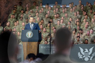 Trump visits US troops stationed in Qatar