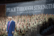 Trump visits US troops stationed in Qatar