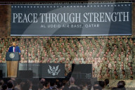 Trump visits US troops stationed in Qatar