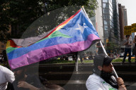 Anti-War Protesters Gather For Manhattan Rally And March Following U.S. Strikes On Iran 