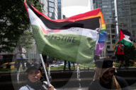 Anti-War Protesters Gather For Manhattan Rally And March Following U.S. Strikes On Iran 
