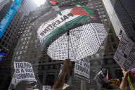 Anti-War Protesters Gather For Manhattan Rally And March Following U.S. Strikes On Iran 