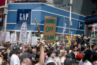 Anti-War Protesters Gather For Manhattan Rally And March Following U.S. Strikes On Iran 