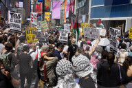 Anti-War Protesters Gather For Manhattan Rally And March Following U.S. Strikes On Iran 
