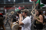 Anti-War Protesters Gather For Manhattan Rally And March Following U.S. Strikes On Iran 