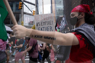 Anti-War Protesters Gather For Manhattan Rally And March Following U.S. Strikes On Iran 