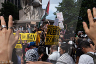 Anti-War Protesters Gather For Manhattan Rally And March Following U.S. Strikes On Iran 