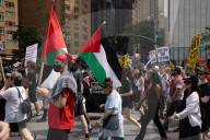 Anti-War Protesters Gather For Manhattan Rally And March Following U.S. Strikes On Iran 