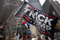 Anti-War Protesters Gather For Manhattan Rally And March Following U.S. Strikes On Iran 