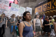 Anti-War Protesters Gather For Manhattan Rally And March Following U.S. Strikes On Iran 