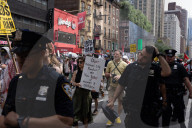 Anti-War Protesters Gather For Manhattan Rally And March Following U.S. Strikes On Iran 