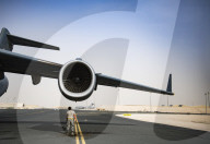 US troops stationed at Al Udeid Airbase, Qatar