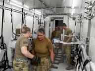 US troops stationed at Al Udeid Airbase, Qatar