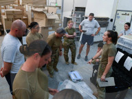 US troops stationed at Al Udeid Airbase, Qatar