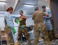 US troops stationed at Al Udeid Airbase, Qatar