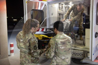 US troops stationed at Al Udeid Airbase, Qatar