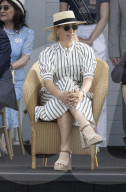 Zara Tindall at Guards Polo Club in Windsor, UK.