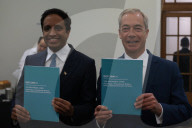 Reform UK Press Conference - Westminster, UK.