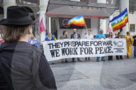 Protest Against NATO Military Spending Increase in Brussels, Belgium