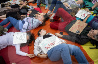 Protest Against NATO Military Spending Increase in Brussels, Belgium
