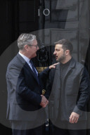 Keir Starmer welcomes Volodymyr Zelenskyy to No10