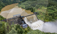 Beilei Hydropower Station Flood Discharge