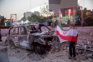 Iranians mourn victims of Israeli bombings