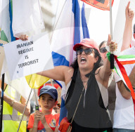 Stop The Hate pro Israel rally countering the Palestine Solidarity Campaign regular march through London, UK.