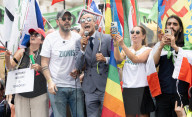 Stop The Hate pro Israel rally countering the Palestine Solidarity Campaign regular march through London, UK.