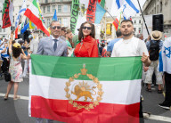 Stop The Hate pro Israel rally countering the Palestine Solidarity Campaign regular march through London, UK.