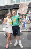 Stop The Hate pro Israel rally countering the Palestine Solidarity Campaign regular march through London, UK.