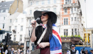 Stop The Hate pro Israel rally countering the Palestine Solidarity Campaign regular march through London, UK.