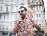 Stop The Hate pro Israel rally countering the Palestine Solidarity Campaign regular march through London, UK.