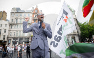 Stop The Hate pro Israel rally countering the Palestine Solidarity Campaign regular march through London, UK.