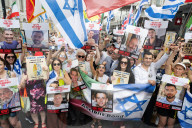 Stop The Hate pro Israel rally countering the Palestine Solidarity Campaign regular march through London, UK.