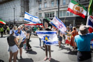 Stop The Hate pro Israel rally countering the Palestine Solidarity Campaign regular march through London, UK.