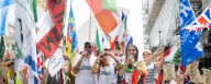 Stop The Hate pro Israel rally countering the Palestine Solidarity Campaign regular march through London, UK.