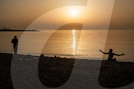 Clearing And Cleaning Of Barcelona Beaches After St. John's Eve.