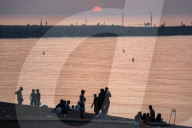 Clearing And Cleaning Of Barcelona Beaches After St. John's Eve.