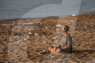 Clearing And Cleaning Of Barcelona Beaches After St. John's Eve.