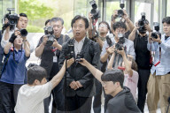 Labor Minister Nominee Kim Young-hoon Arrives At Confirmation Hearing Office In Seoul