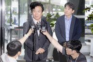 Labor Minister Nominee Kim Young-hoon Arrives At Confirmation Hearing Office In Seoul