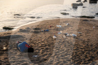 Clearing And Cleaning Of Barcelona Beaches After St. John's Eve.
