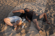Clearing And Cleaning Of Barcelona Beaches After St. John's Eve.